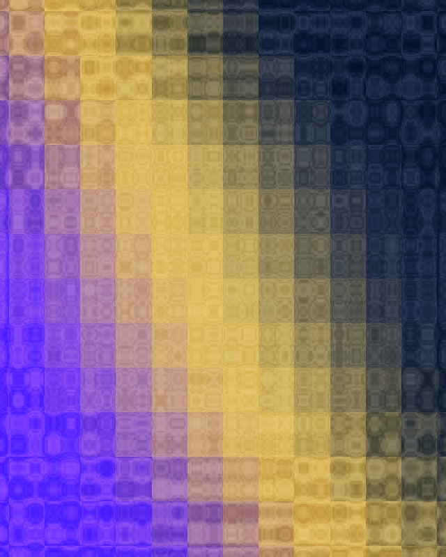 Two glass passes at 0° and 90° form a crosshatched lens weave